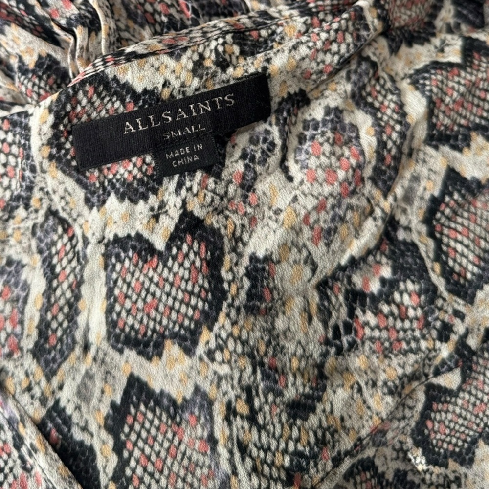 ALL SAINTS - Penny Misra Top - Small - Picture 7 of 8
